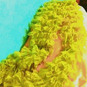 Brand new pair of gold ruffled pants